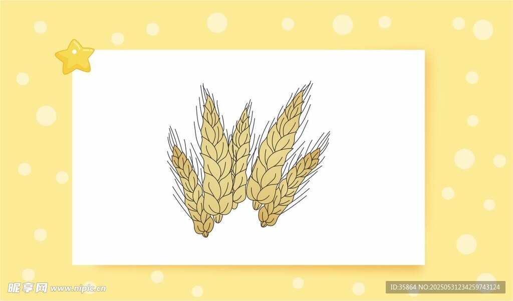 金色葉片裝飾圖案