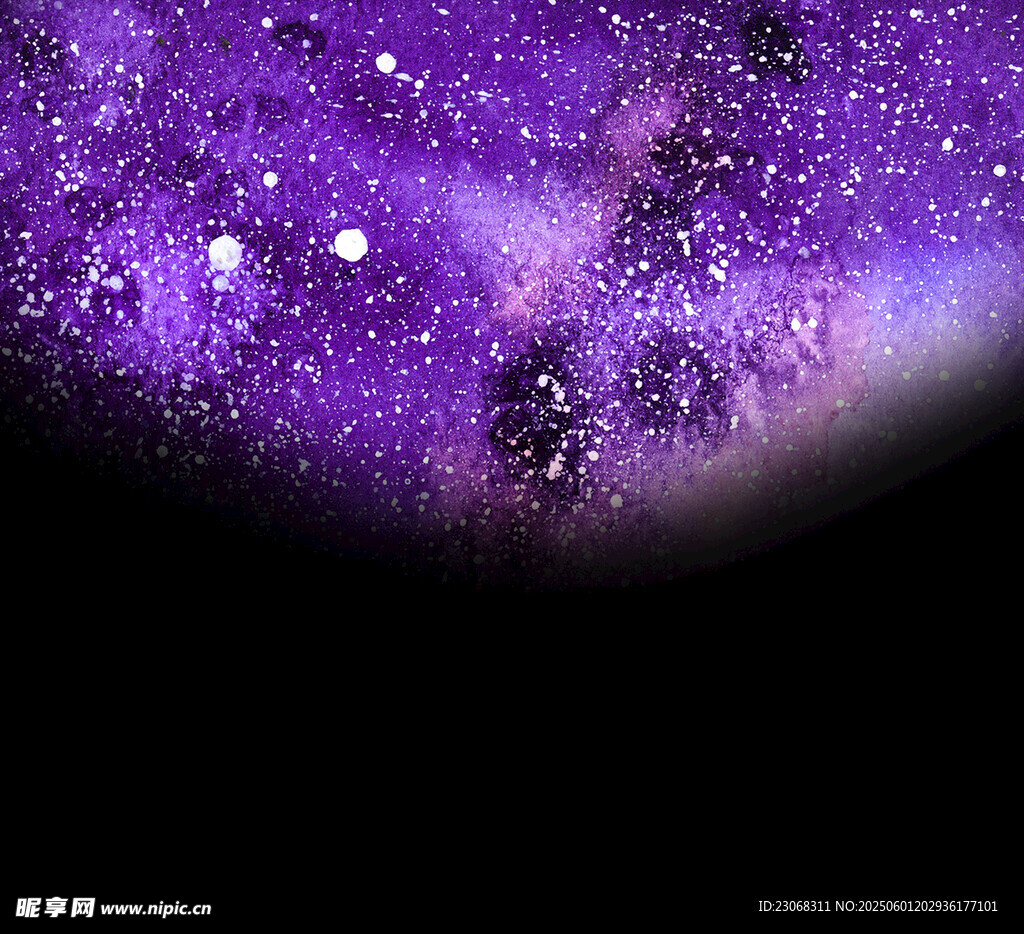 夢(mèng)幻紫色星空宇宙景象
