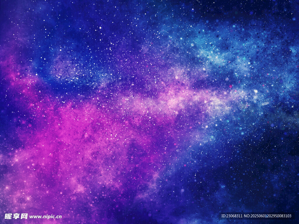 夢幻絢麗的宇宙星云景觀