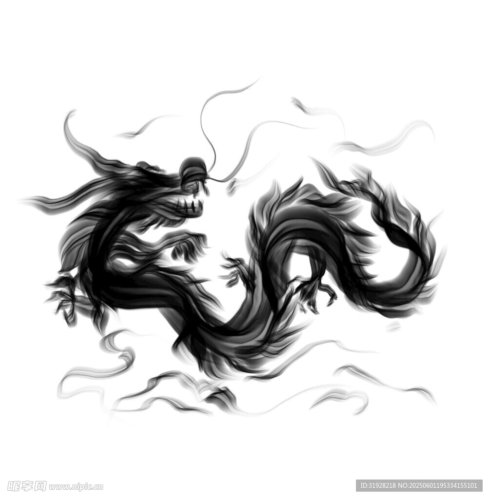 水墨龍