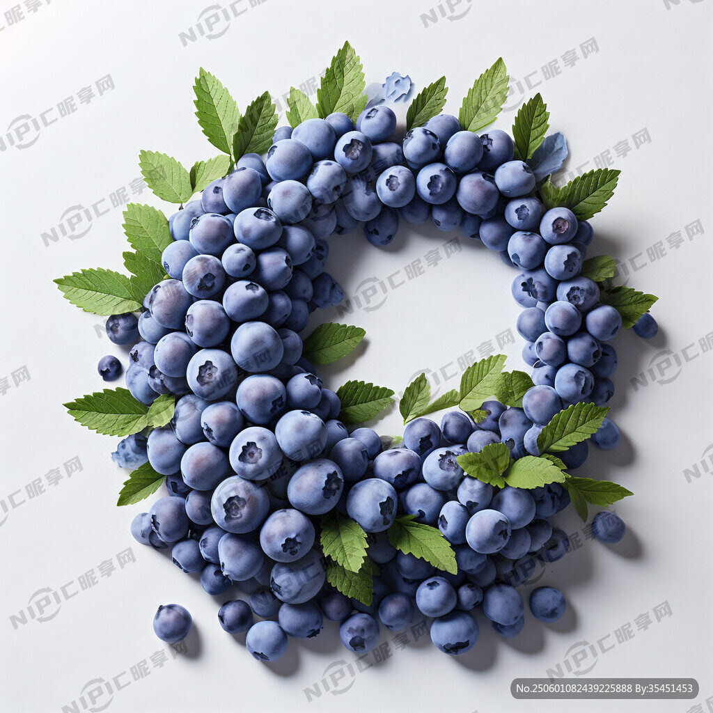 藍莓之約立體字
