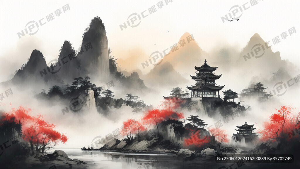 六安市金安區(qū)中國(guó)風(fēng)山水