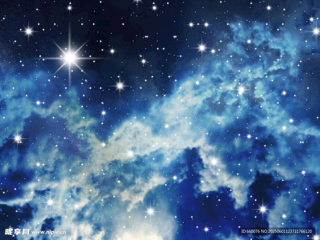 夢幻星空宇宙壯麗景象
