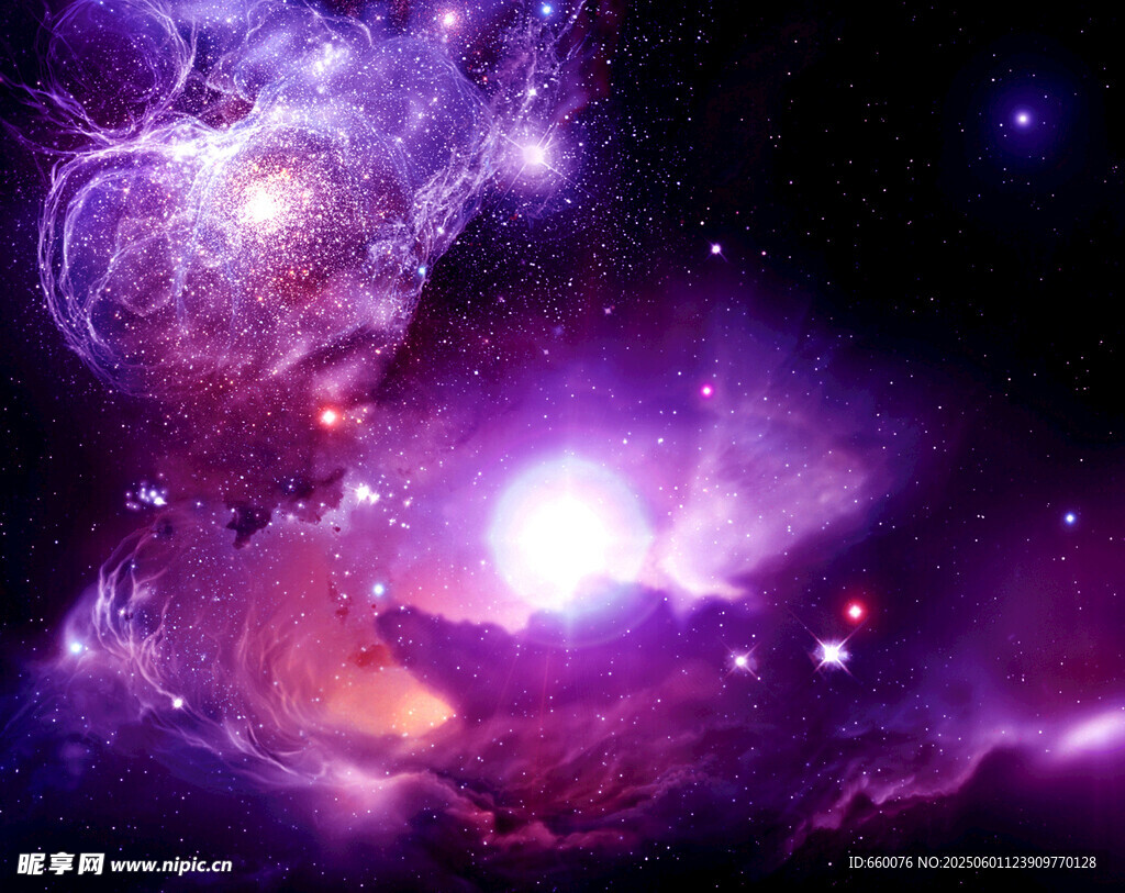 夢幻絢麗的宇宙星云景觀
