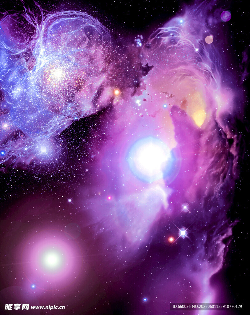 夢幻絢麗的宇宙星云景觀