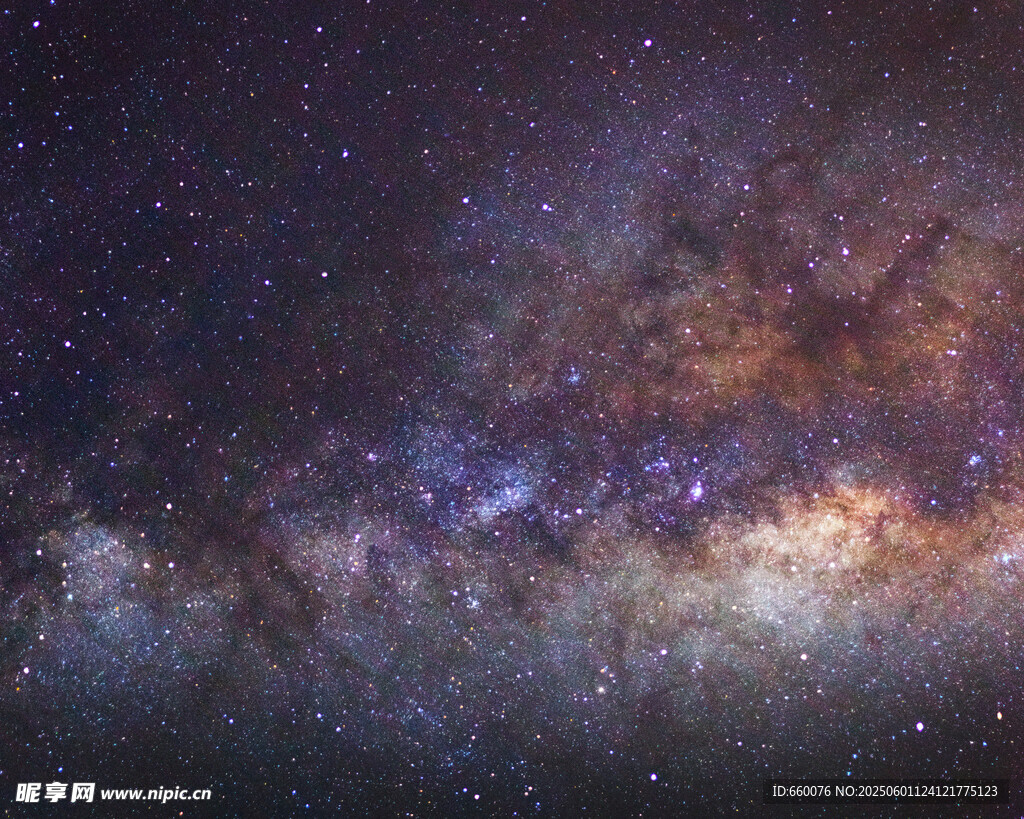 璀璨星空銀河壯麗景象