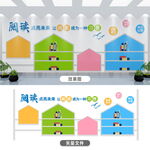 多彩卡通風(fēng)格書吧設(shè)計(jì)