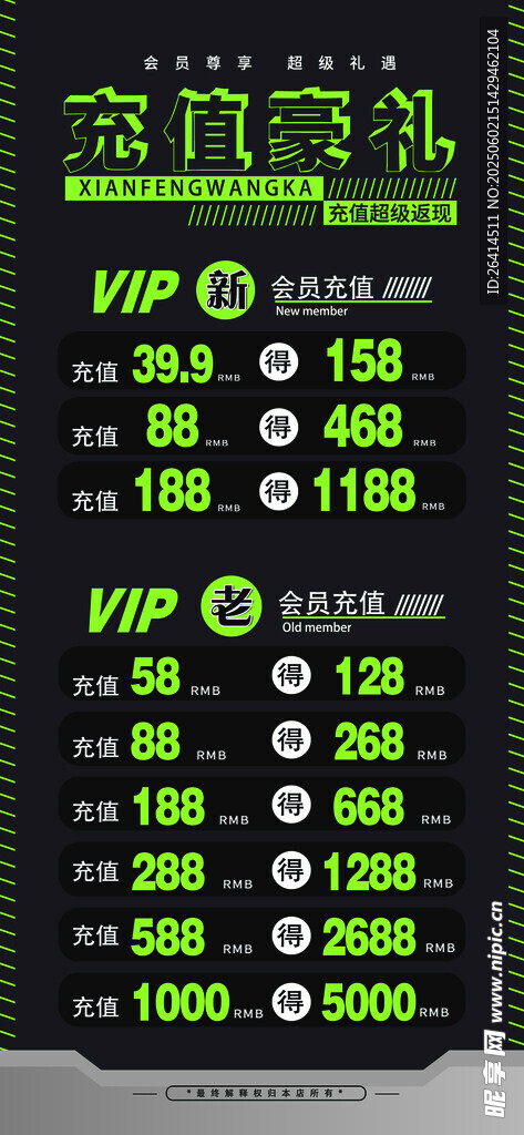 會員充值