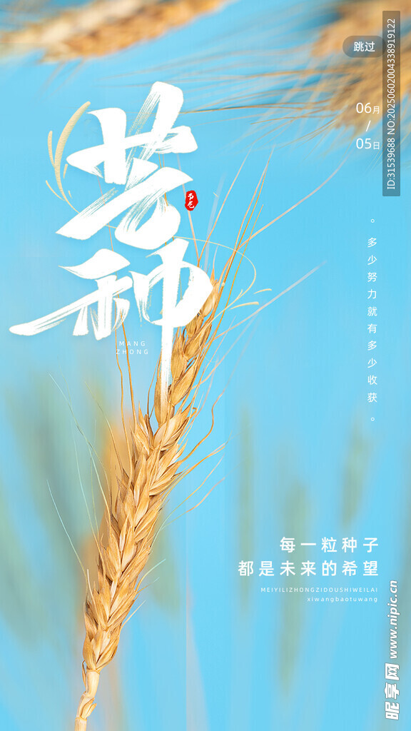傳統(tǒng)二十四節(jié)氣芒種H5海報(bào)啟動(dòng)