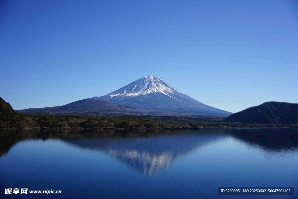 富士山湖畔美景