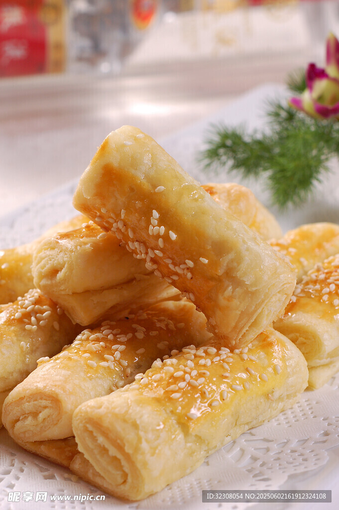 香酥芝麻糕點