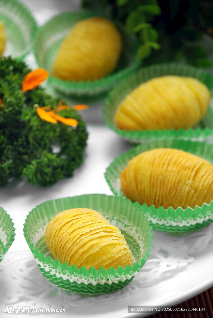 美味榴蓮果肉擺盤展示