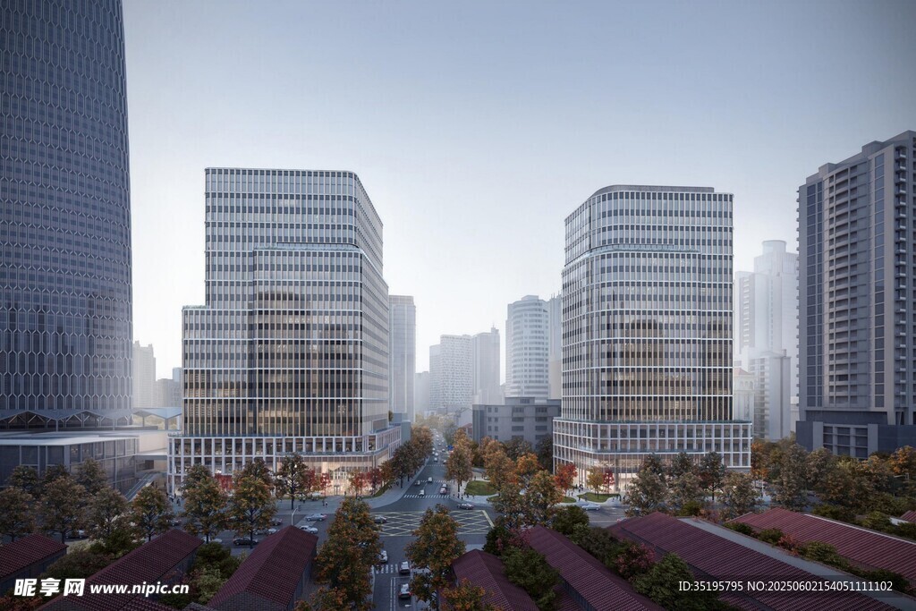 現代都市高樓景觀