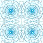 藍(lán)白幾何螺旋圖案紋理