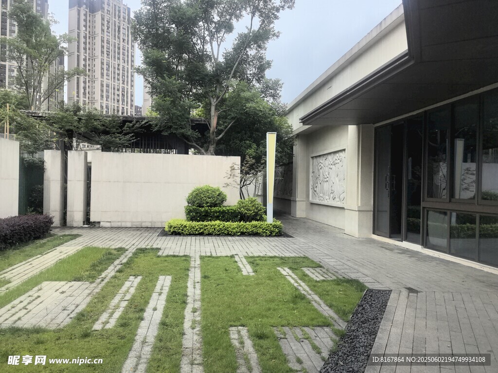 現代庭院景觀設計一角