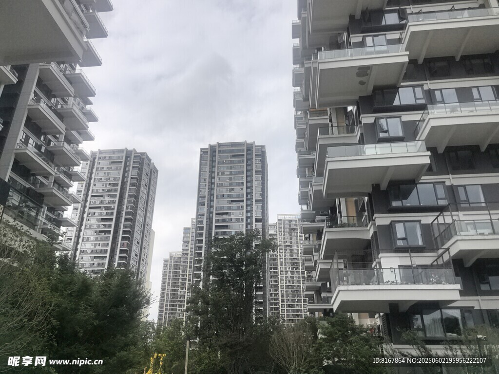 城市高層住宅區景觀