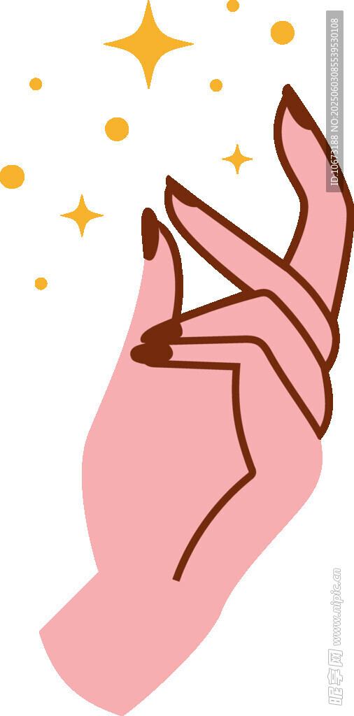 優雅美甲手勢閃耀瞬間
