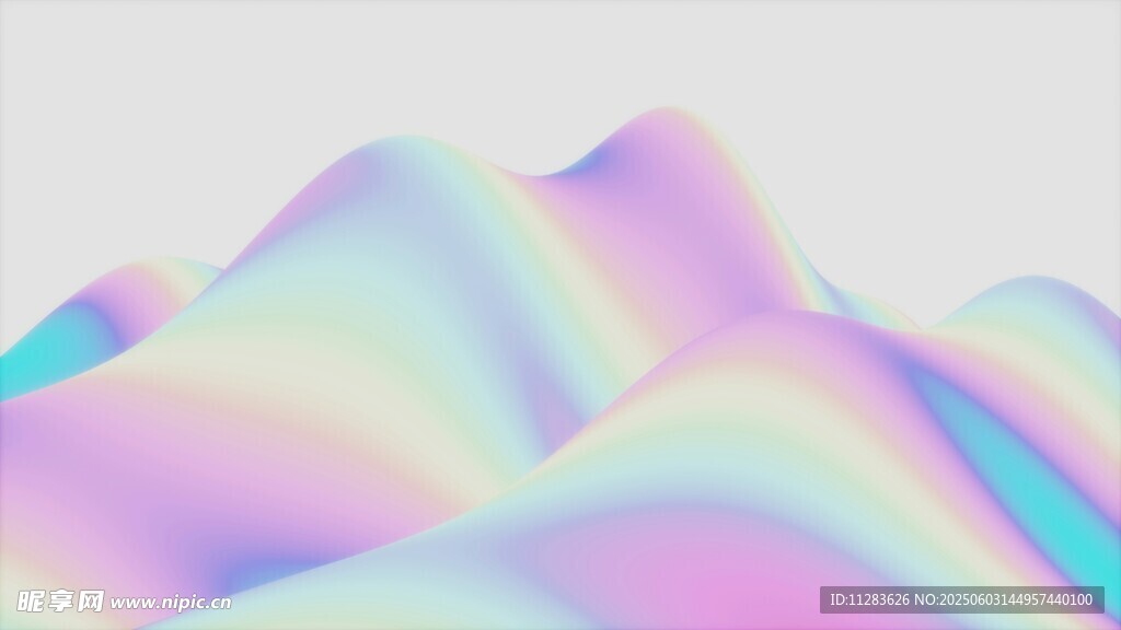 夢幻漸變流體藝術背景