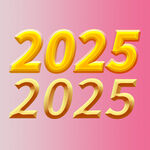 2025 金色字
