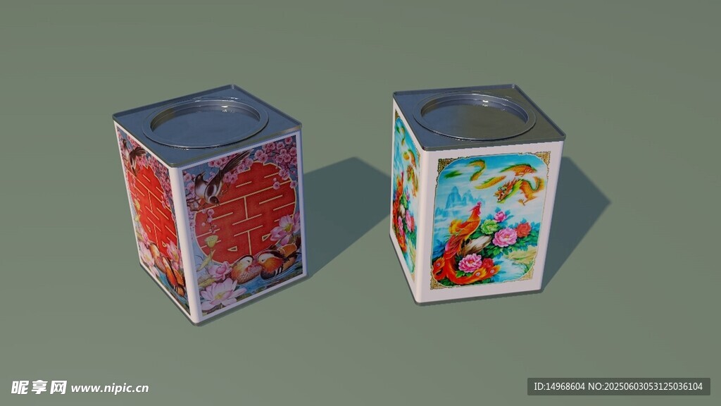 方型餅干桶