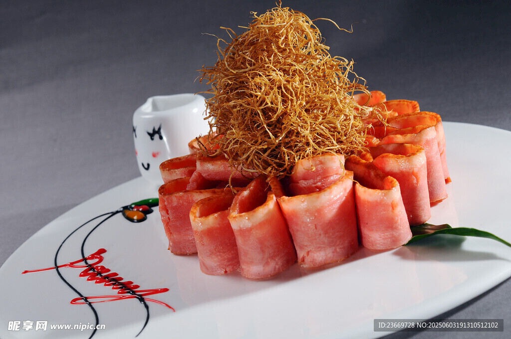 金絲脆皮肉卷