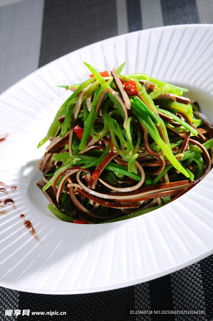 碧綠豆干絲