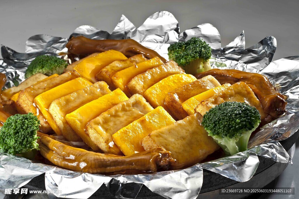 鐵板鴨掌豆腐