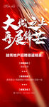 大型招聘會現(xiàn)場海報展示