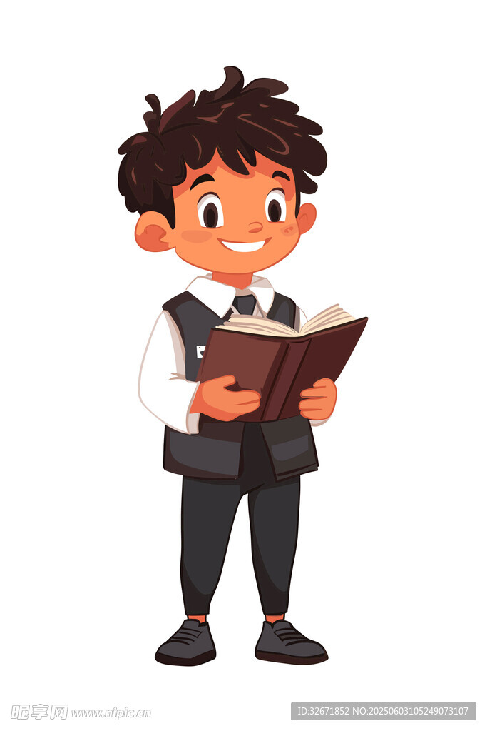 小孩看書