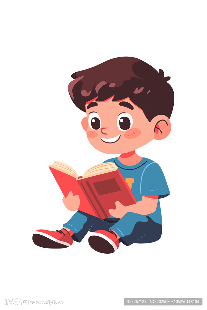 小孩看書