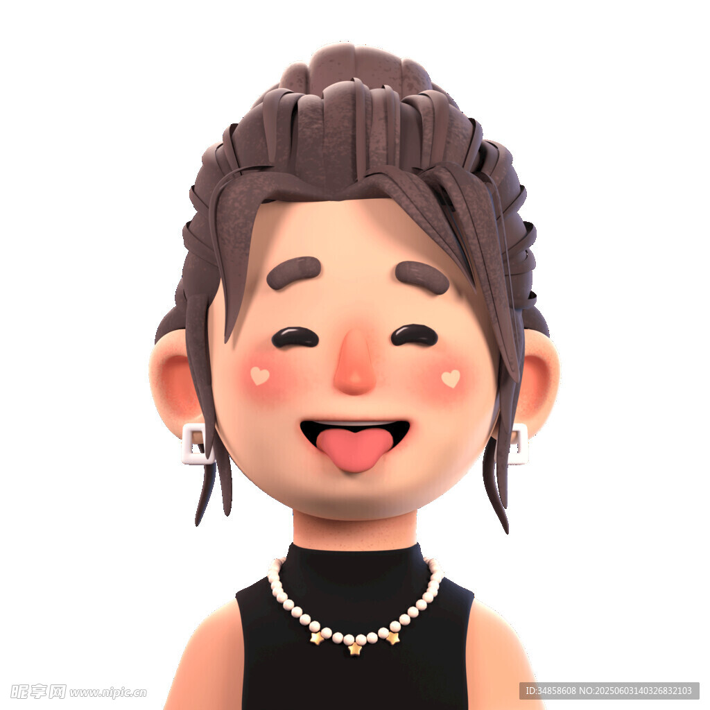 俏皮女孩頭像