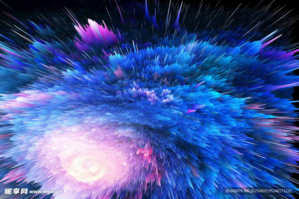 夢幻炫彩宇宙星云景象
