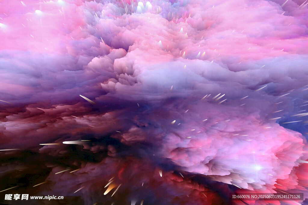 夢(mèng)幻絢麗的宇宙星云景觀