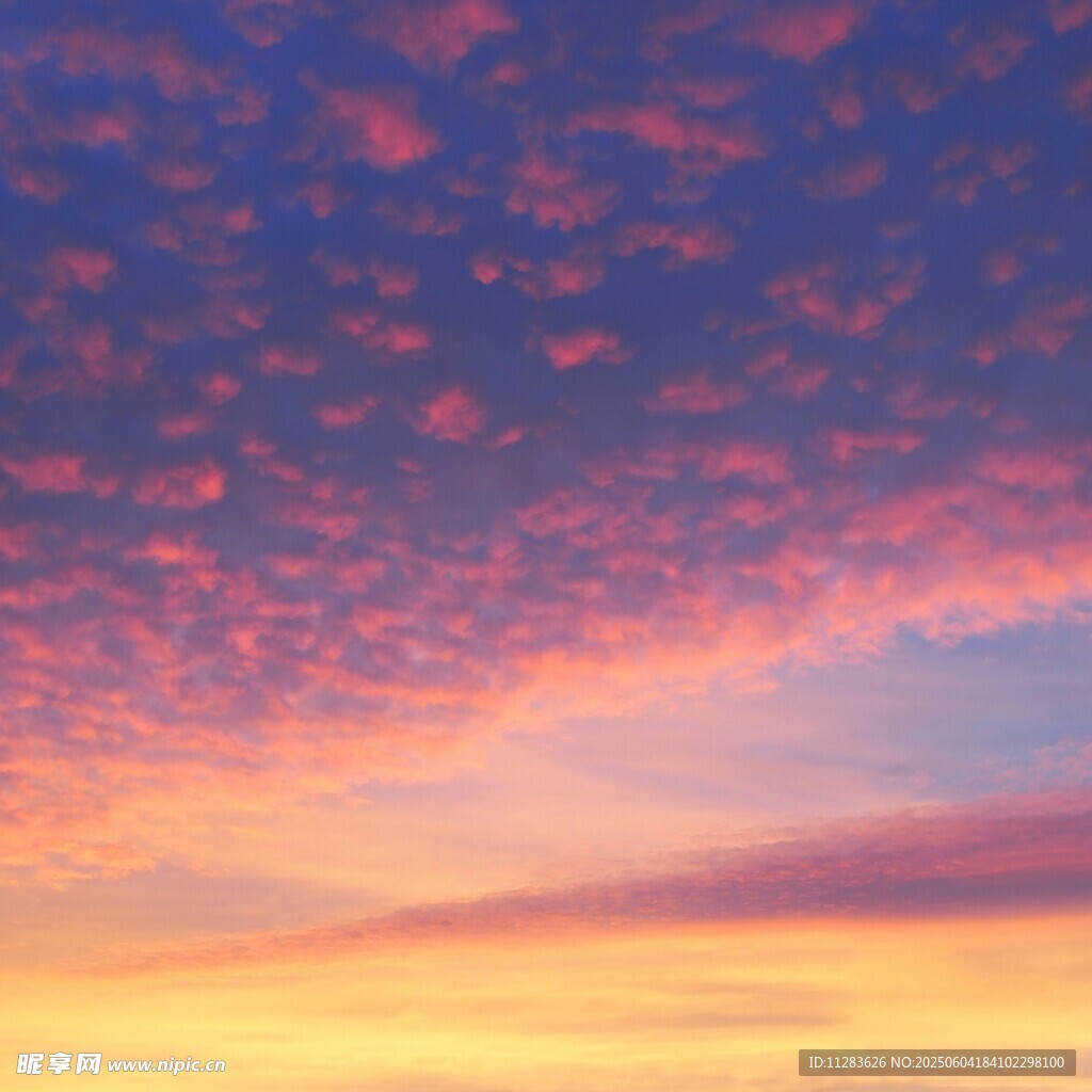 絢麗多彩的夢幻天空景色