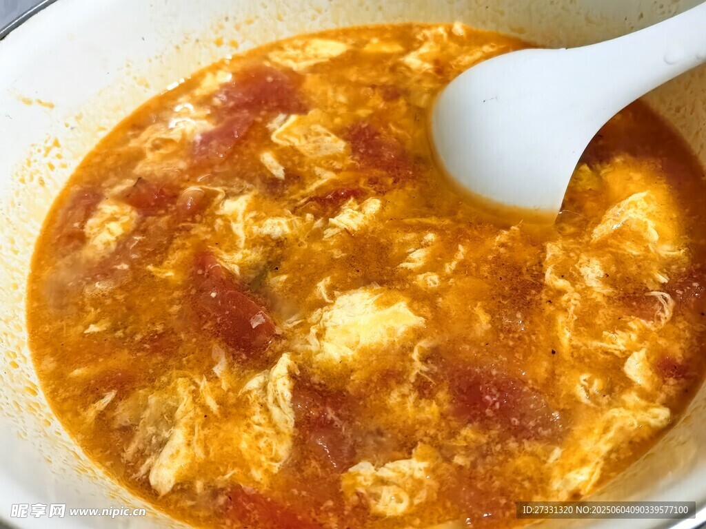 番茄雞蛋湯 美味誘人
