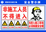 工地安全警示牌示例