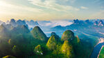 壯美山巒云海風光美景