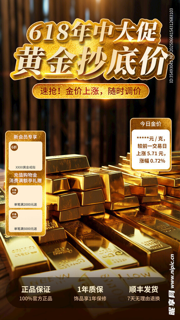 金磚大促 黃金抄底價