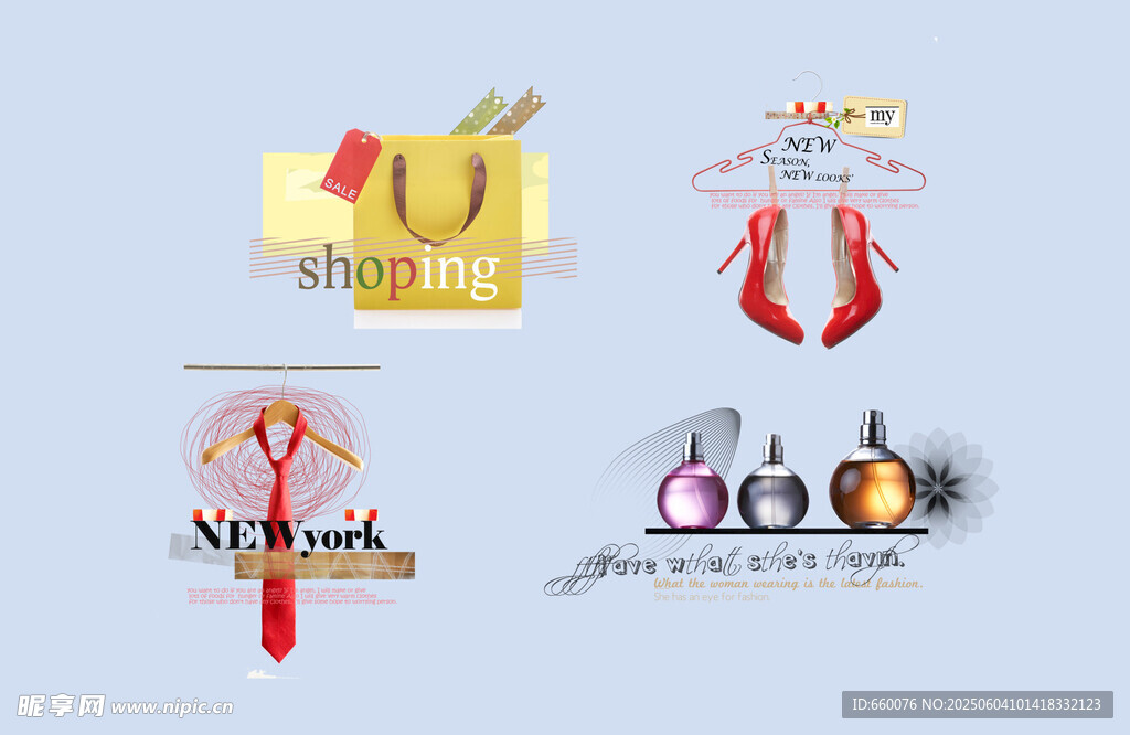 時尚美妝品牌標(biāo)志展示