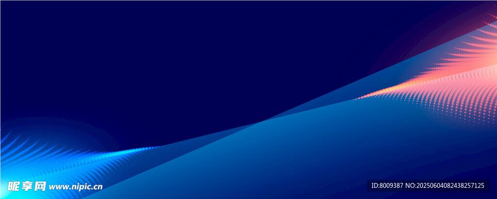 抽象紅藍(lán)科技背景banner
