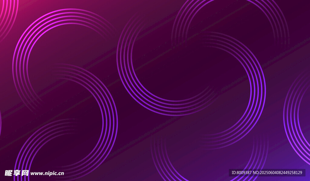 炫麗紫色線條背景banner