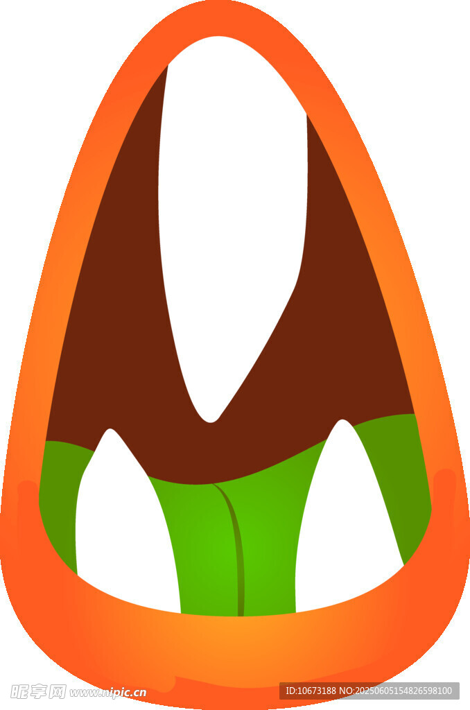 卡通風(fēng)格尖牙圖標(biāo)