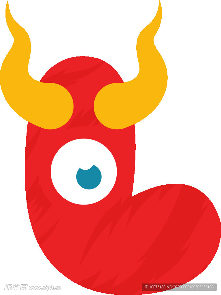 紅色獨眼小惡魔形象