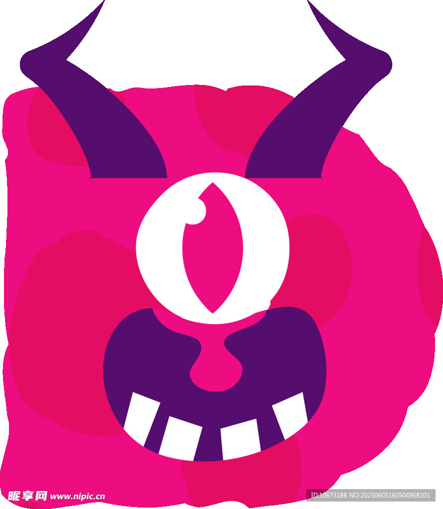 獨眼惡魔卡通形象