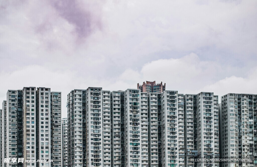 高樓林立的城市天際線