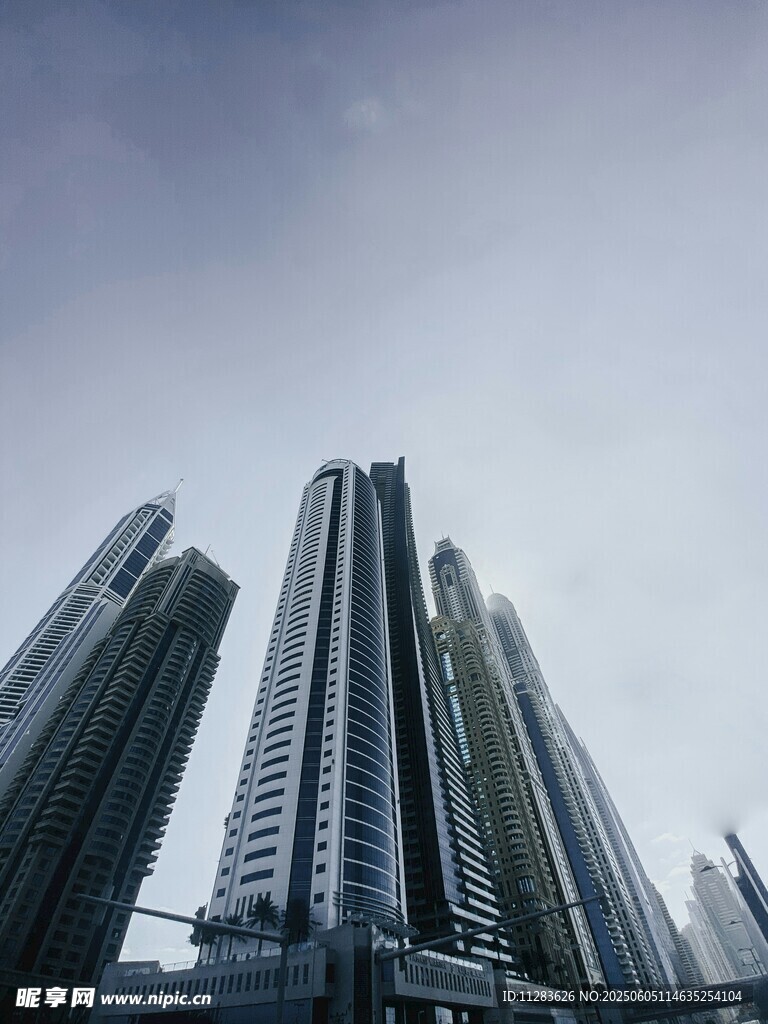 都市摩天大樓景觀
