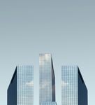 現代摩天大樓建筑群