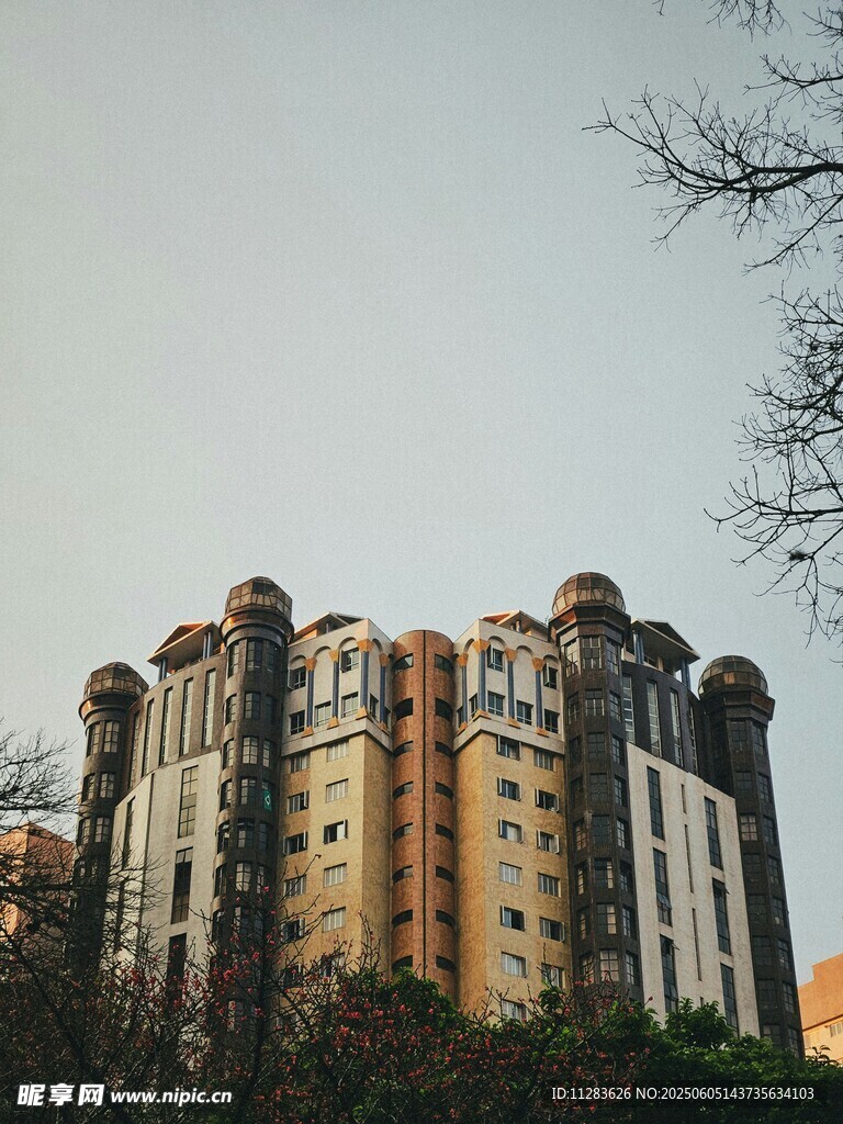 高層住宅樓外觀景致