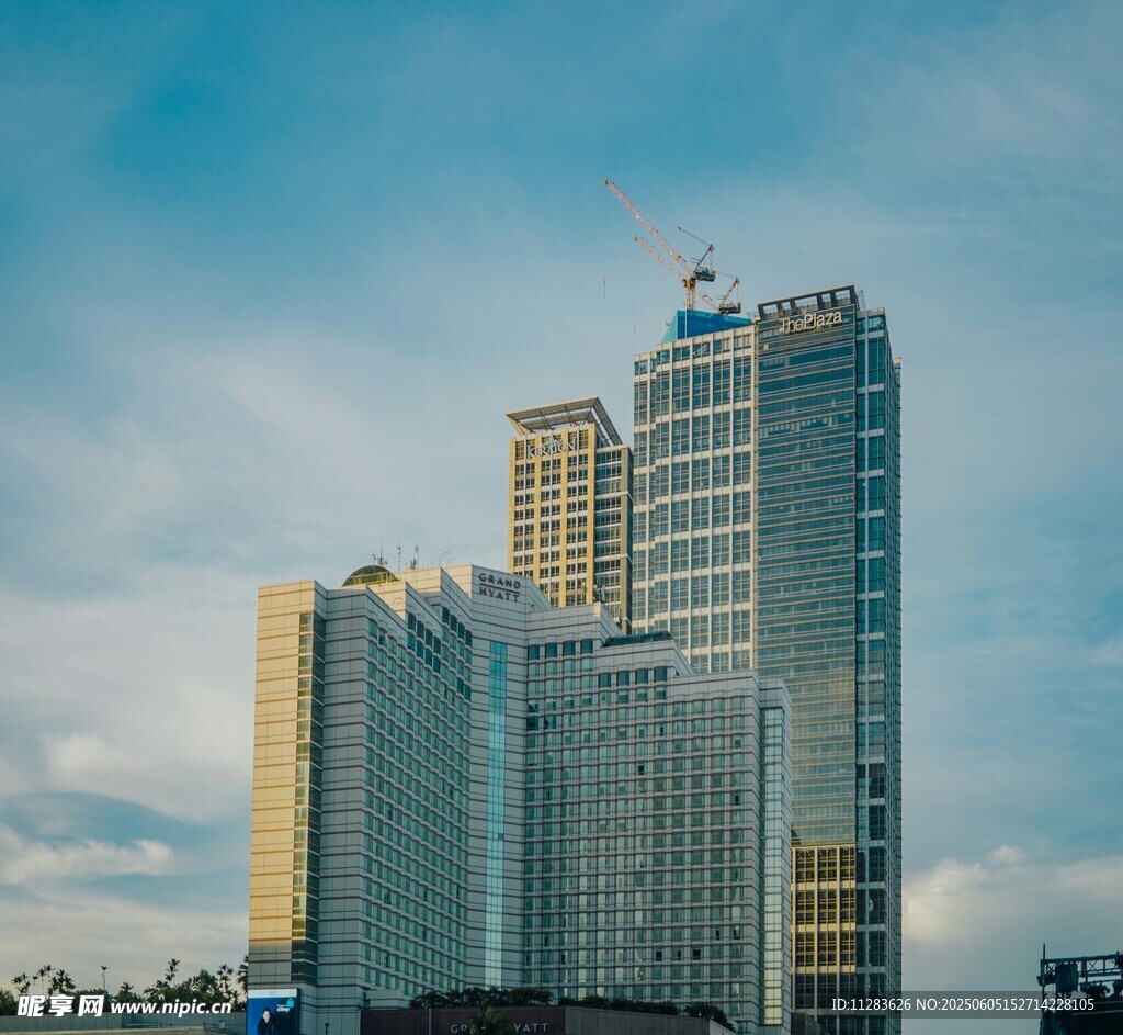 城市高樓大廈景觀