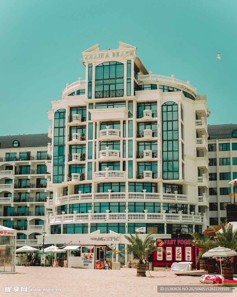 海濱時尚度假酒店建筑